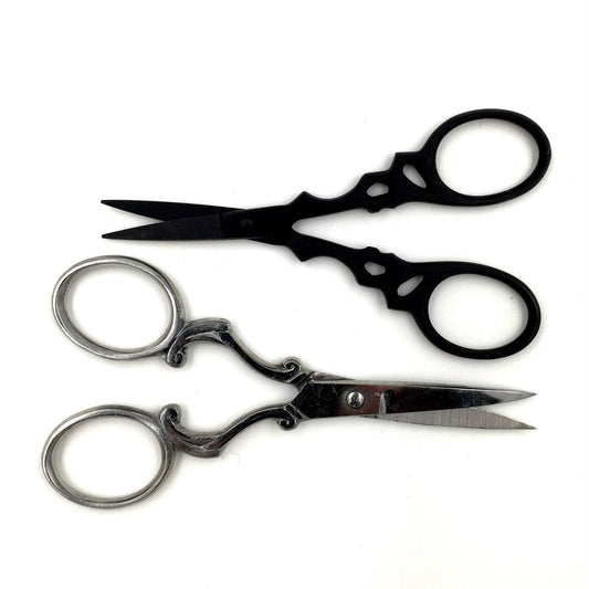 Badass Beard Care beard and mustache scissors with stainless steel blades for precise grooming and trimming.