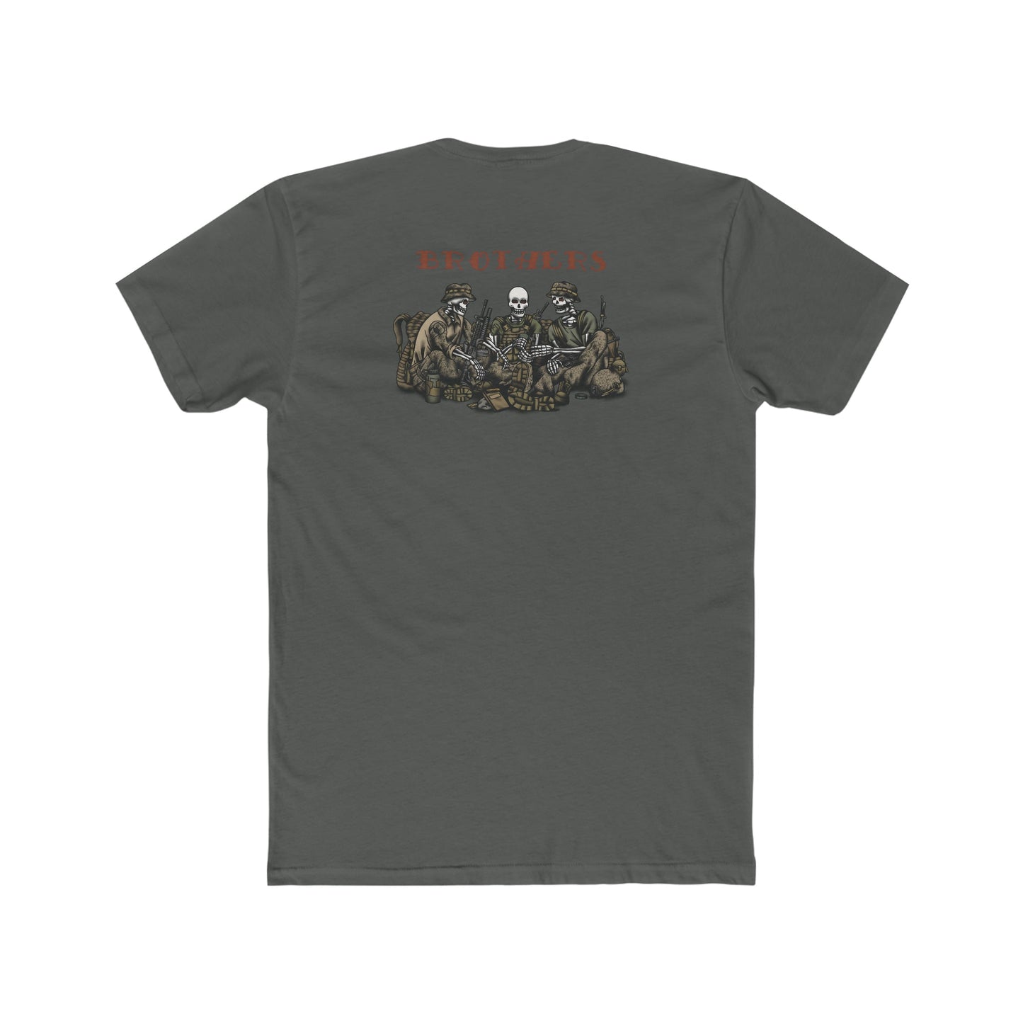 Ben Cantwell Art Skeleton Brothers remastered crew T-shirt featuring detailed skeleton imagery on a casual fit tee.