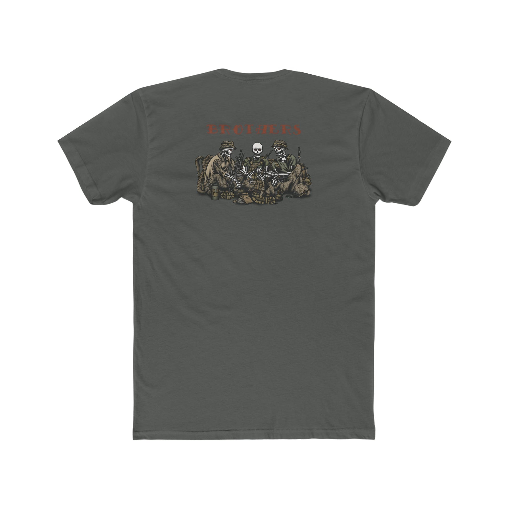 Ben Cantwell Art Skeleton Brothers remastered crew T-shirt featuring detailed skeleton imagery on a casual fit tee.