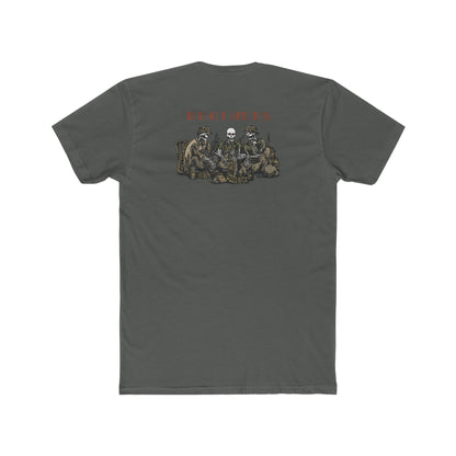 Ben Cantwell Art Skeleton Brothers remastered crew T-shirt featuring detailed skeleton imagery on a casual fit tee.