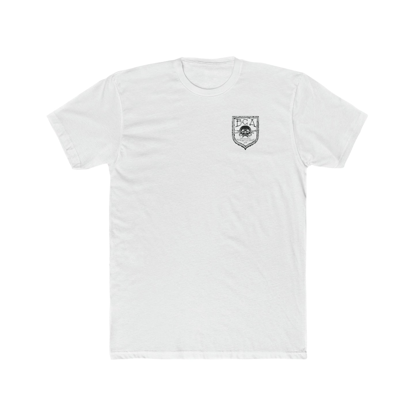 Ben Cantwell Art crew T-shirt featuring Bill and Ted "Be Excellent To Each Other" graphic on soft cotton fabric.