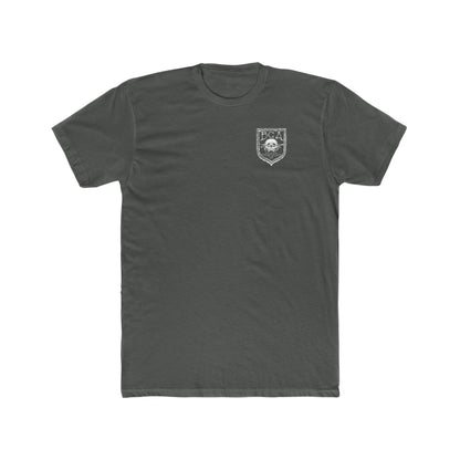 Ben Cantwell Art free college cross crew T-shirt featuring a graphic design on the front, casual fit, soft cotton material.