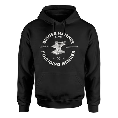 Unisex Biblend Hoodie by American Print On Demand featuring a front mockup with a casual fit and bold design.