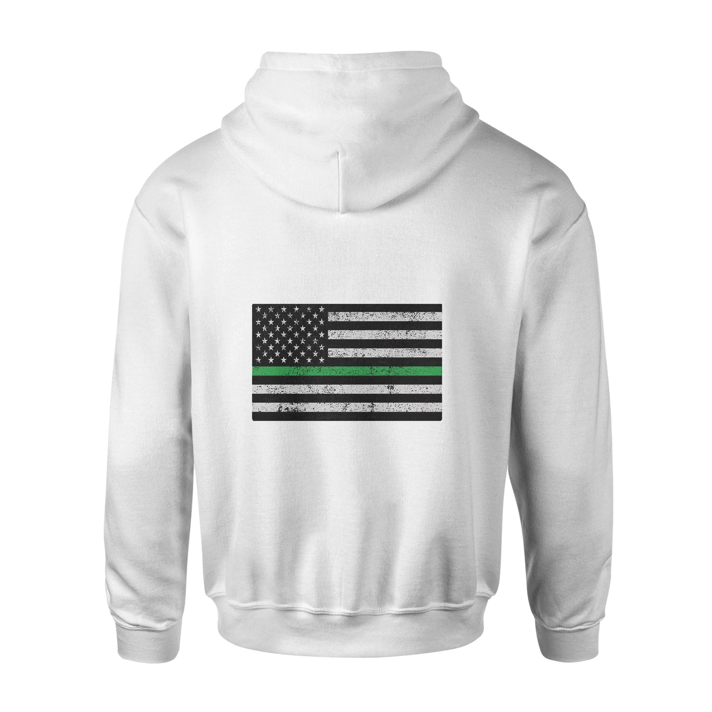 Unisex Biblend Hoodie by American Print On Demand showing front view with logo design, soft fabric, and relaxed fit.