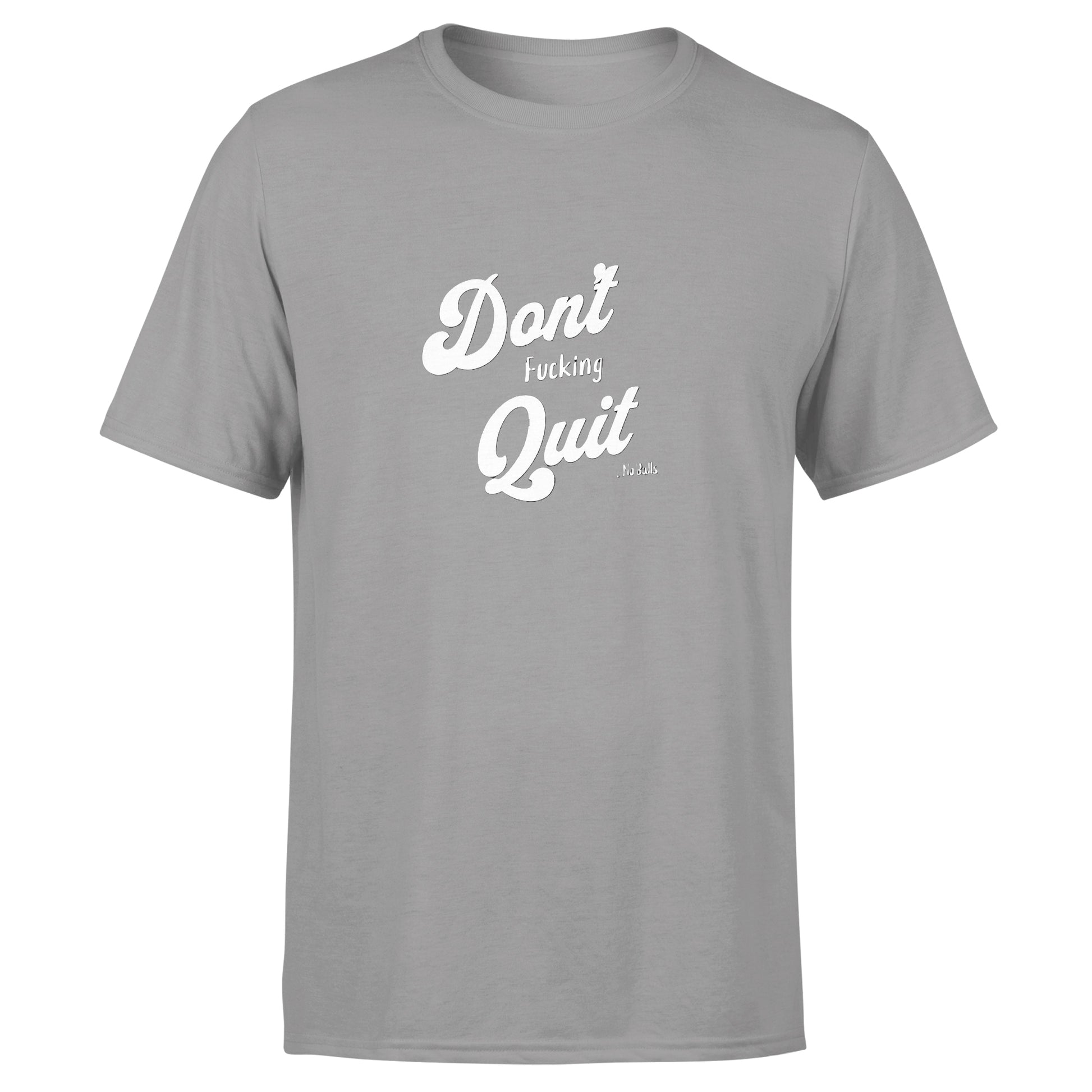 Unisex Don't Quit 2 jersey by American Print On Demand, front view showing bold text and USA-made fabric.