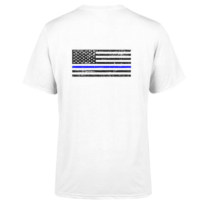 Unisex USA-made TBL 1 jersey with American Print On Demand branding, shown from the back in a mockup image.