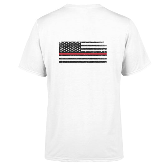 Unisex USA-made jersey by American Print On Demand, shown from the back with a clean, classic design.