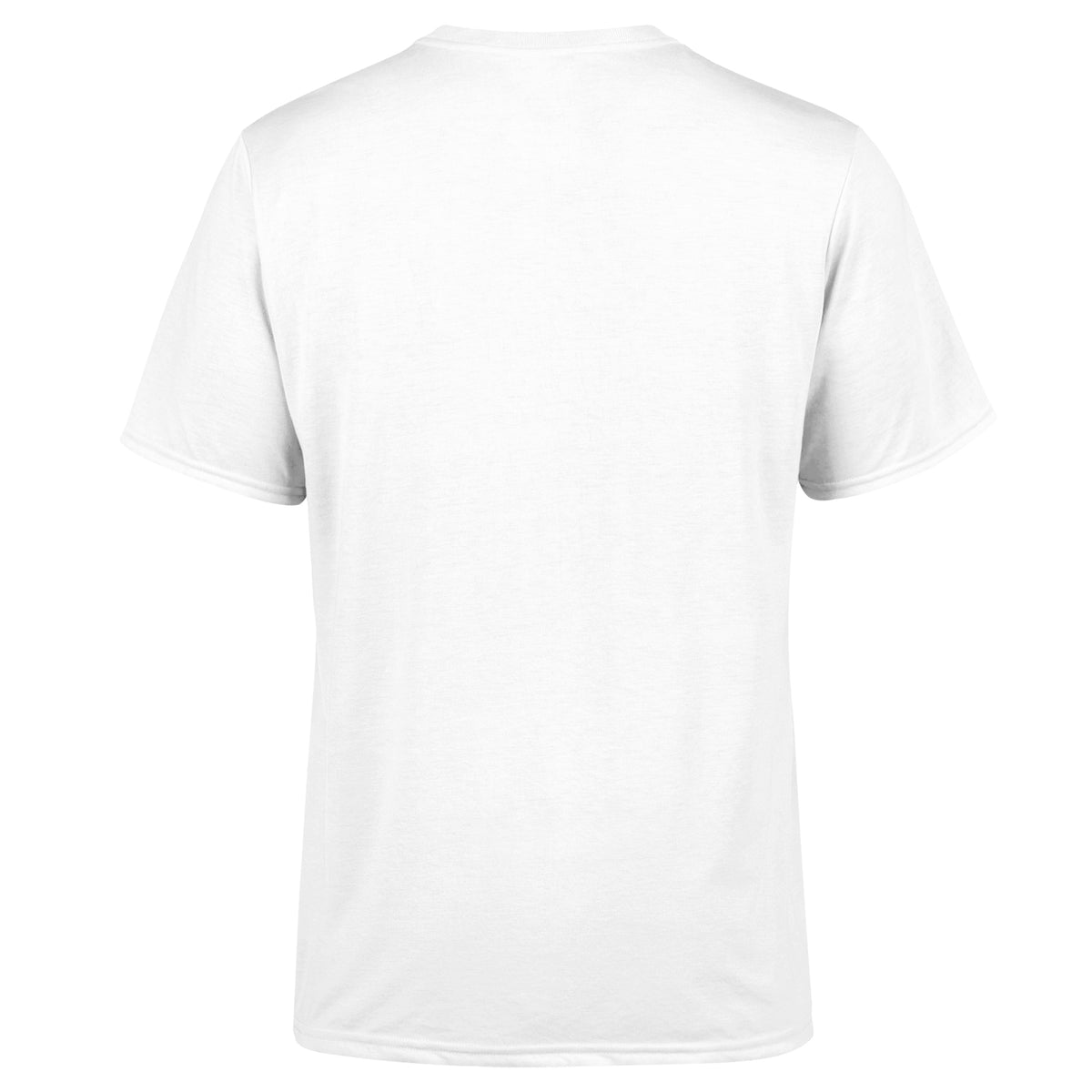 Unisex Don't Quit 2 triblend sustainable T-shirt from American Print On Demand, shown from the back in a mockup image.