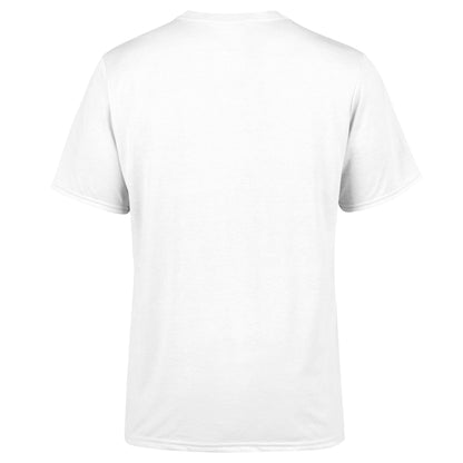Unisex Don't Quit 2 triblend sustainable T-shirt from American Print On Demand, shown from the back in a mockup image.